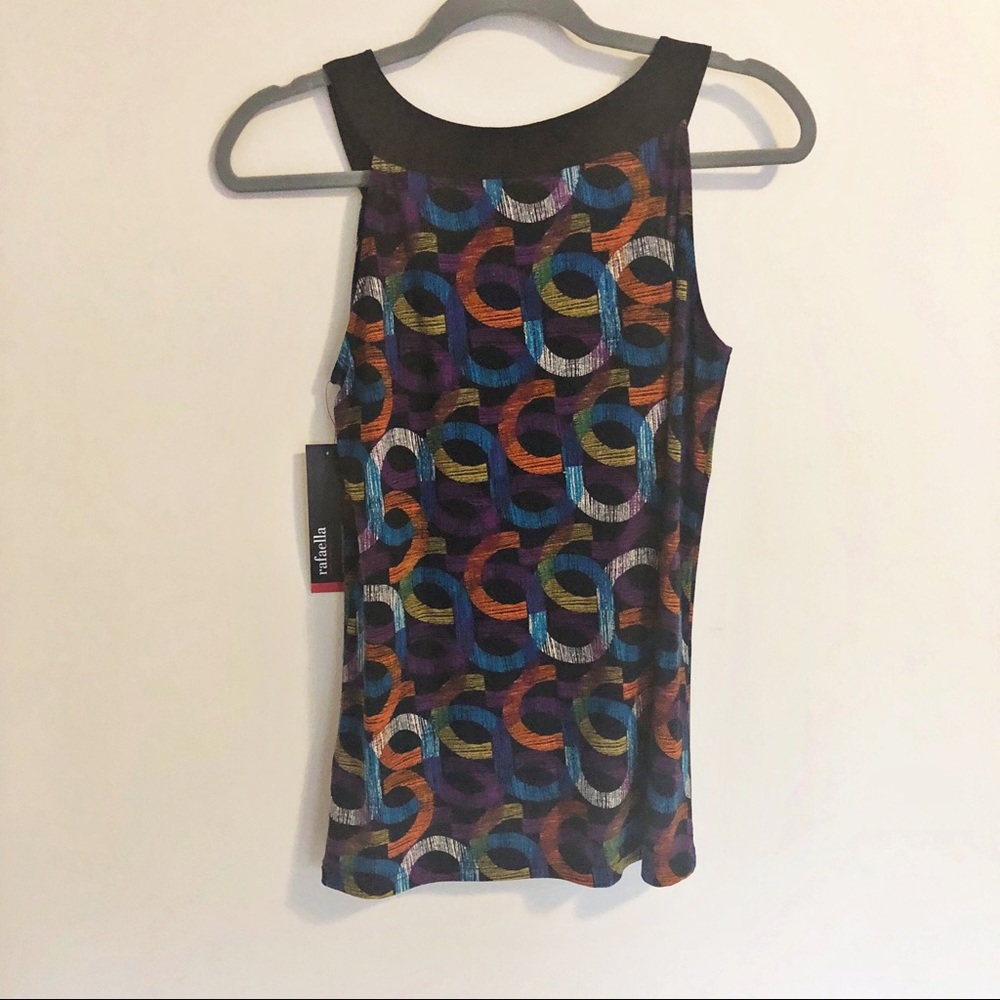 Rafaella Multicolor Patterned Tank Top - Picture 2 of 3